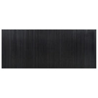 Paravent bambou noir 4 panneaux pliant, dimensions 400 x 165 cm