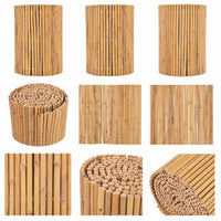 Brise-Vue Bambou en Rouleau Bordure de Jardin 500 x 50 cm
