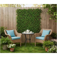 Brise-Vue Extensible Feuillage Eucalyptus Vert Cadre Saule 180 x 90 cm