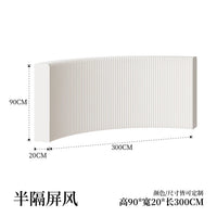 Paravent accordéon extensible blanc, hauteur 90 cm, longueur 3 m