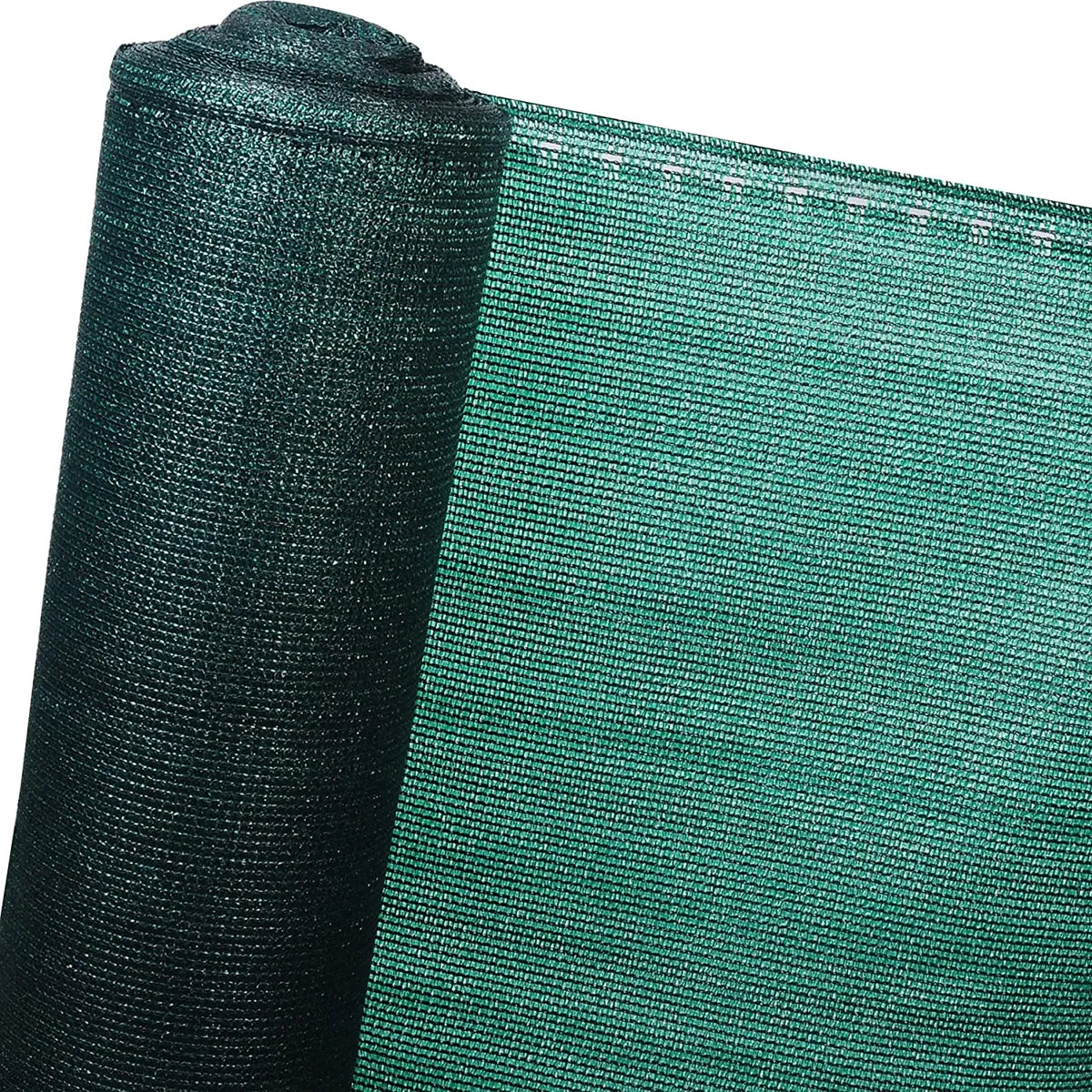 Brise-Vue Rouleau Toile Maillée PEHD Vert 100 à 180 cm de Haut