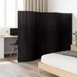 Paravent Bambou Noir 4 Panneaux Pliant 400 x 165 cm