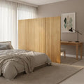 Paravent 3 Panneaux Bambou Naturel 250 x 165 cm