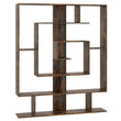 Étagère Séparatrice de Pièce 7 Niveaux Marron Rustique 150 cm