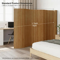 Paravent bambou brun, pour une chambre