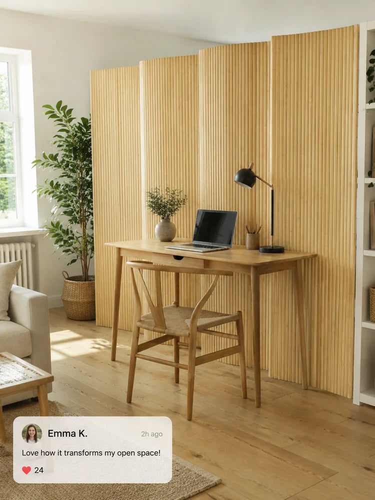 Paravent Bambou Naturel Enroulable 400 x 165 cm