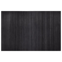 Paravent bambou gris anthracite enroulable, dimensions 250 x 165 cm