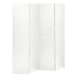 Paravent 4 Panneaux Acier Blanc Perforé 160 x 180 cm