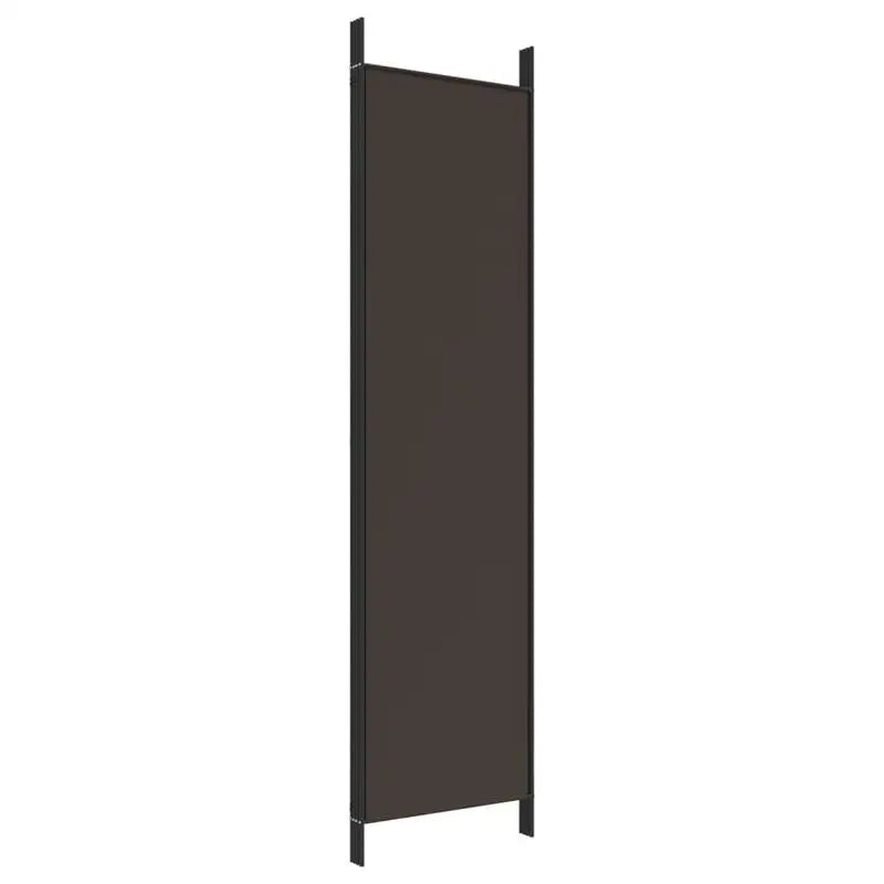 Paravent 4 Panneaux Tissu Marron 200 x 200 cm