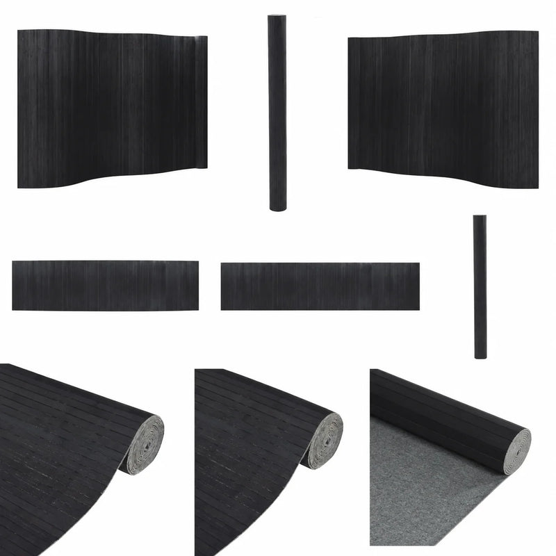 Paravent Bambou Gris Foncé Enroulable 800 x 165 cm