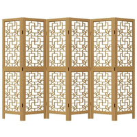 Paravent Bois Ajouré Naturel 3, 5 ou 6 Panneaux 160 à 220 cm
